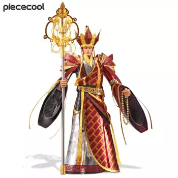 Металлический 3D-пазл Piececool, модель строительного комплекта «Святого монаха Тан», головоломка «сделай сам» для взрослых, игрушка-головоломка для мозга