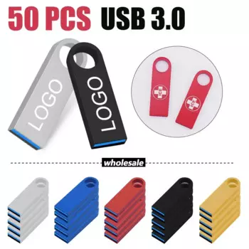 Металлический флеш-накопитель USB 3,0, 8/16/32/64 ГБ, 128 ГБ