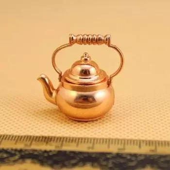 Металлический ретро чайник Re-Ment 1:12