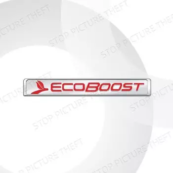 Металлический сплав EcoBoost логотип Автомобильный багажник крыло наклейка боковая эмблема значок для Ford F-150 Galaxy Bronco Focus Mondeo ST Line