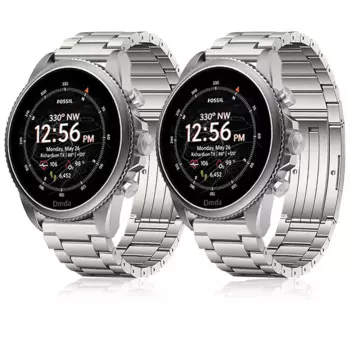 Металлический титановый ремешок для часов Fossil GEN 6 5 5E 44 мм 45 мм, мужской ремешок Fossil Gen 4 HR, наручные браслеты, ремешки 22 мм