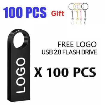 Металлический Usb флеш-накопитель, 32 ГБ, 16 ГБ, 64 ГБ, 100 ГБ, 128 шт./партия