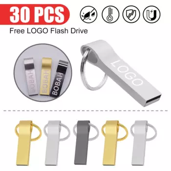 Металлический USB флеш-накопитель, 4 ГБ, 8 ГБ, 16 ГБ, 32 ГБ, 64 ГБ, 128 ГБ