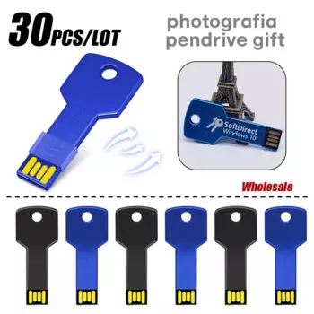 Металлический USB флеш-накопитель, 4 ГБ, 8 ГБ, 16 ГБ, 32 ГБ, 64 ГБ, 128 ГБ