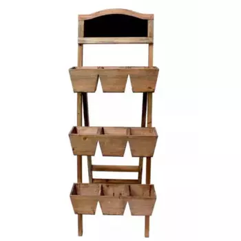 Международная торговля zakka, американская, французская деревенская деревянная цветная стойка для цветов с 9 ячейками и доской