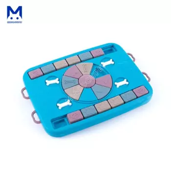 MIAODOUPET игрушка-головоломка для собак с медленной кормушкой-Позвольте вашему щенку развлечь и увеличить IQ с дозатором для еды и нескользящей чашей