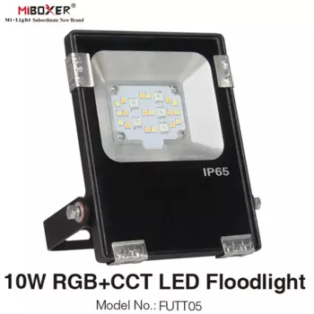 MiBoxer 10 Вт RGBCCT светодиодный прожектор FUTT05 IP65 водонепроницаемый AC85-260V DC24V уличный ландшафтный светильник RF пульт дистанционного управления Wi-Fi контроллер приложения