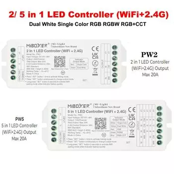 MiBoxer WiFi+2,4G RGB-контроллер для светодиодных лент