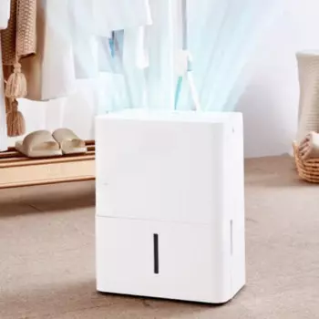 Midea Осушитель воздуха с 12 л/день осушения емкость тихий бытовой поглотитель влаги для подвала CF12BD/N7-DN