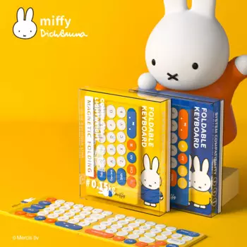 Miffy X MIPOW мини складная клавиатура беспроводная клавиатура для iPhone тонкая беспроводная Bluetooth клавиатура для Ipad IOS складная клавиатура Blueto