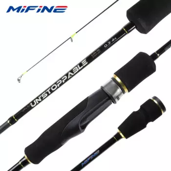 MIFINE UNSTOPPABLE SPIN 30T Carbon Spinning Сверхлегкая удочка для приманки 0,3-4 г/0,6-6 г/0,7-8 г UL Power 1,83 м/1,98 м/2,13 м