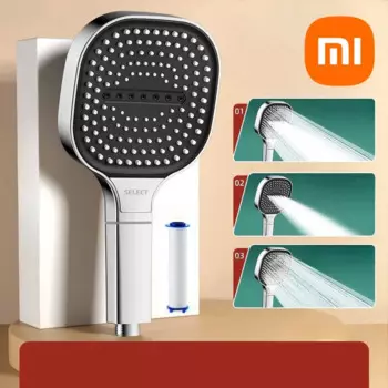 MIJIA Массажная душевая лейка 3 режимов черная