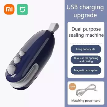 MIJIA Портативная запечатывающая машина для пакетов белая/синяя