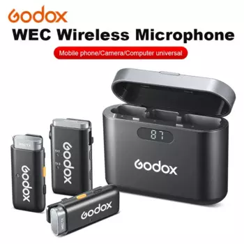 Микрофон Godox WEC конденсаторный, 2,4 ГГц, беспроводной