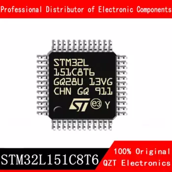 Микроконтроллер STM32L151C8T6 STM32L151 LQFP48, микроконтроллер MCU, новинка, оригинал, 5 шт./лот