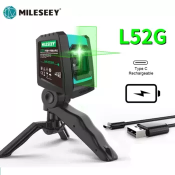 MiLESEEY 2 линии лазерный уровень L52R/L62
