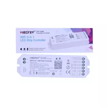 Milight BOXER WL5 5 в 1 светодиодный WIFI контроллер для RGBW RGBWW CCT Einzigen светодиодный streifen licht Alexa stimme telefon App Re