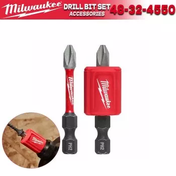 Milwaukee SHOCKWAVE™ набор магнитных бит PH2, 3 шт.