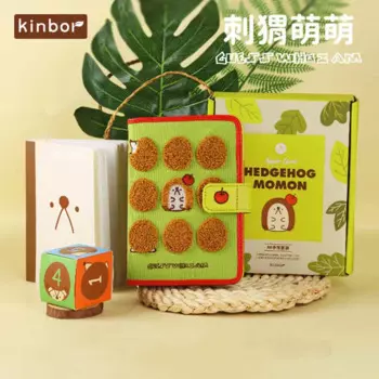 Милые блокноты и журналы Kinbor Ежик A6, высокоценный ежедневник DIARI, ежедневник 365, ежедневный план, кавайные канцелярские товары, Блокнот, подарочный набор