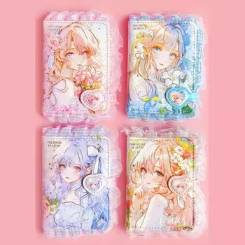 Милый карманный блокнот Cartoon Girl Notebook