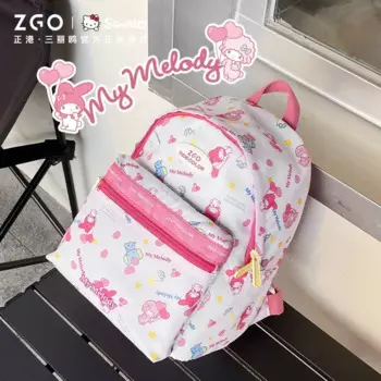 Милый школьный ранец Sanrio Melody для девочек, маленькие школьные ранцы, детский дорожный рюкзак для студентов, модный вместительный подарок на день рождения
