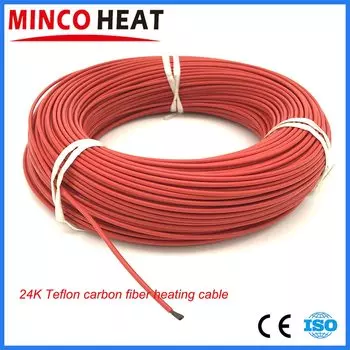MINCO HEAT нагревательный кабель из углеродного волокна 15 м 24K