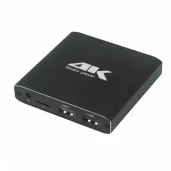 Мини-4K H.265 Рекламный плеер Медиаплеер Поддержка TF-карты USB-диска 1080P Full HD Мультимедийный HDD-плеер EU PLUG