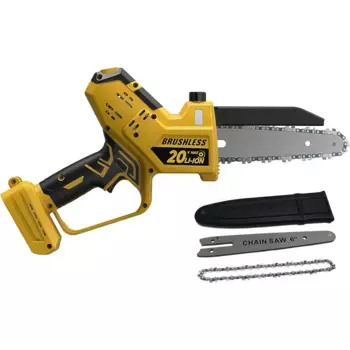 Мини-бензопила для аккумулятора Dewalt 20 В MAX, автоматическая масленка, 8-дюймовая и 6-дюймовая бесщеточная аккумуляторная бензопила 2-в-1, аккумуляторная мощность