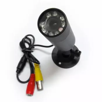 Мини Bullet 480TVL Sony CCD 8IR Leds Color 3,6 мм широкоугольная камера видеонаблюдения