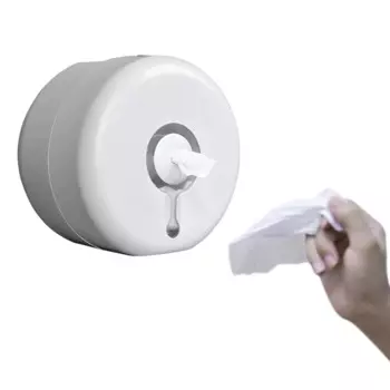 Мини-диспенсер для туалетной бумаги Sofpull Centerpull белый для настенного крепления или стола для отелей, дома