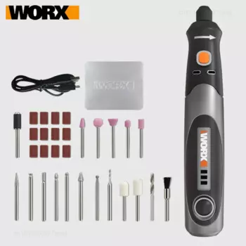 Мини-дрель Worx WX750 электрическая Беспроводная с зарядкой от USB, 4 в