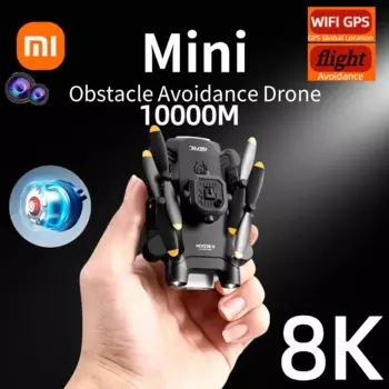 Мини-Дрон XIAOMI 4 ДРК V30 с камерой HD 8K 1080P FPV радиоуправляемые дроны профессиональные двухсторонние препятствия вертолет Дрон подарок