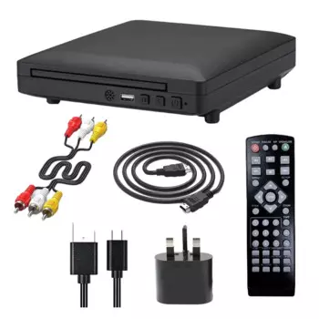 Мини-DVD-плеер ABS, DVD-плеер для Smart TV, поддержка 1080P Full HD, компактные дисковые плееры