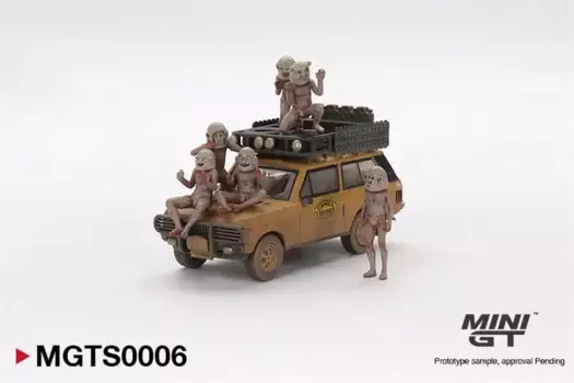 Мини GT 1:64 диапазон 1982 фотообои бумага Новая Гвинея LHD литая модель автомобиля