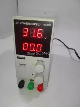 Мини Импульсный регулируемый источник питания постоянного тока 0 ~ 30 в 0 ~ 10 А 220 В/110 В