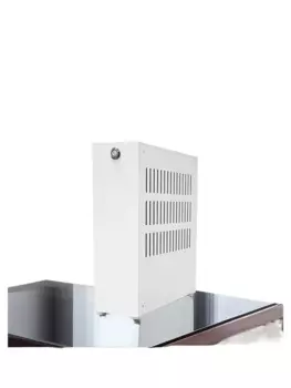 Мини ITX шасси DC-ATX источник питания DIY настольный ультратонкий Горизонтальный Вертикальный сердечник дисплей HTPC маленькое шасси Q36