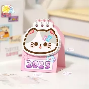Мини-календарь на 2025 год с котом