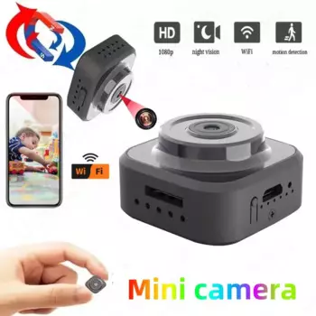 Мини-камера видеонаблюдения 1080P с поддержкой Wi-Fi и датчиком движения