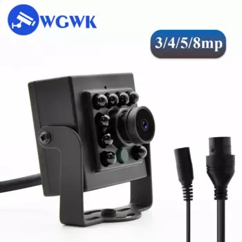 Мини-камера видеонаблюдения WGWK 4K Ultra HD 8/5/4/3MP POE