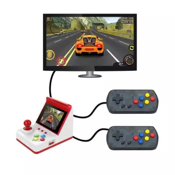 Мини-Консоль игровая 8-битная со встроенными 360 классическими играми и экраном 3,0 дюйма