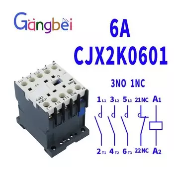 Мини-контактор переменного тока Gangbei CJX2-K
