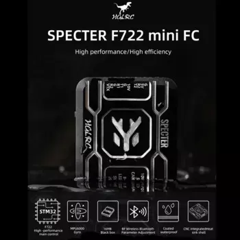 Мини-Контроллер полета HGLRC SPECTER F722 MPU6000 OSD BARO 16 Мб DUAL BEC 20x20 мм 2-6S для FPV беспилотных летательных аппаратов