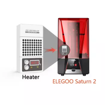 Мини-нагреватель для 3D принтера Elegoo Saturn 2, контроллер температуры для 3D принтера из смолы