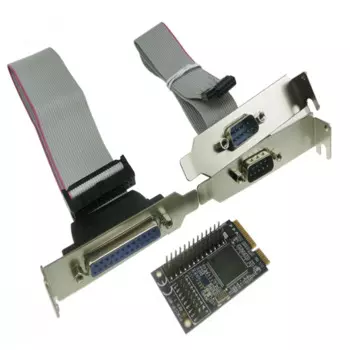 MINI PCI-e адаптер для RS232 последовательной и параллельной передачи COM mini pcie параллельная карта расширения порта принтера