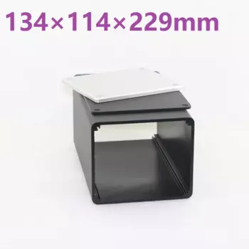 Мини-размер W134 H114 D229, анодирующий алюминиевый блок питания, корпус лампового усилителя, корпус DIY, предусилитель, блок питания, без отверстия для наушников