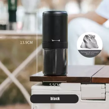 Мини USB перезаряжаемая стальная сердцевина CNC420 портативная электрическая кофемолка, кофемолка, электрическая ручная кофемолка