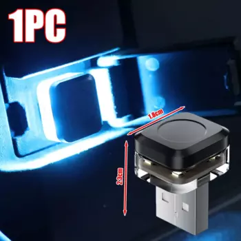 Мини-USB светодиодный ночник для салона автомобиля, атмосферная лампа, автоматическое украшение, окружающее освещение, светодиодная неоновая лампа, автомобильная 5 В, Plug and Play