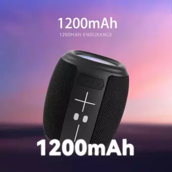 Мини-звуковая колонка для кемпинга, стерео RGB звуковая коробка, водонепроницаемый сабвуфер, беспроводной портативный Bluetooth-динамик Caixa De Som с FM TF