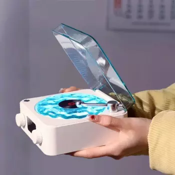 Миниатюрная Bluetooth-колонка с белым шумом в стиле ретро, портативная винтажная Bluetooth-Колонка для сна, сабвуфер с RGB-проекцией, поддержка TF-карты
