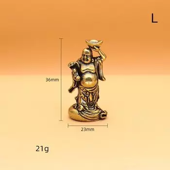 Миниатюрная статуэтка Будды Maitreya из меди